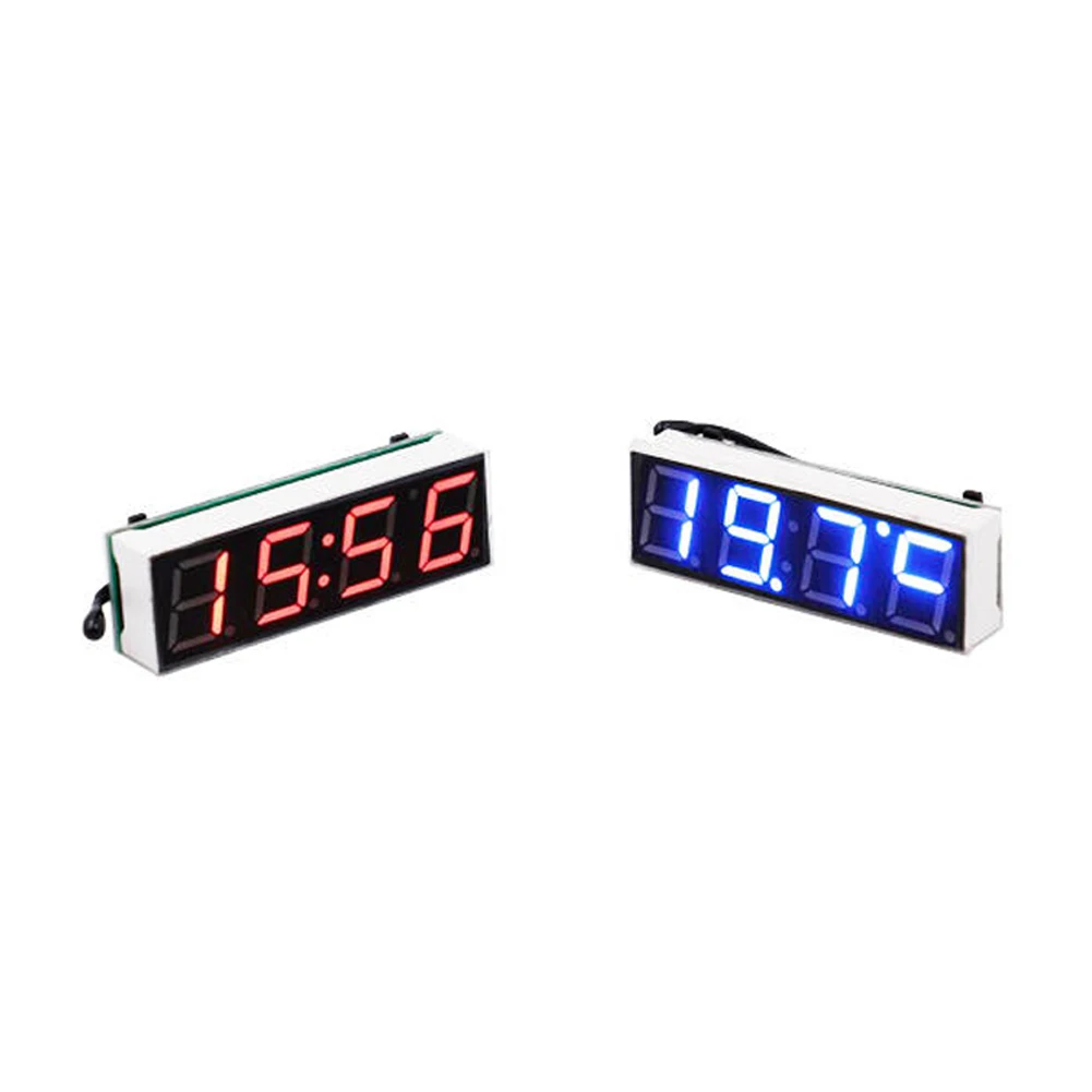 3-in-1 car digital tube LED voltmeter thermometer time car watch clock electronic clock DC3.8-30V car electronic clock car inter 3-in-1 car digital tube LED voltmeter thermometer time car watch clock electronic clock DC3.8-30V car electronic clock car inter