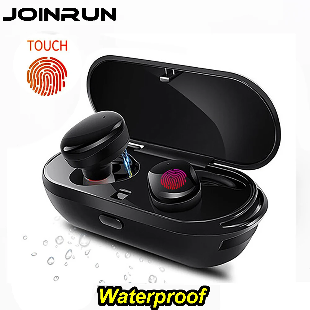 

Touch two wireless Bluetooth TWS Earphone Headset IPX5 waterproof True Touch Headset with power bank for phones PC Twins Earbuds