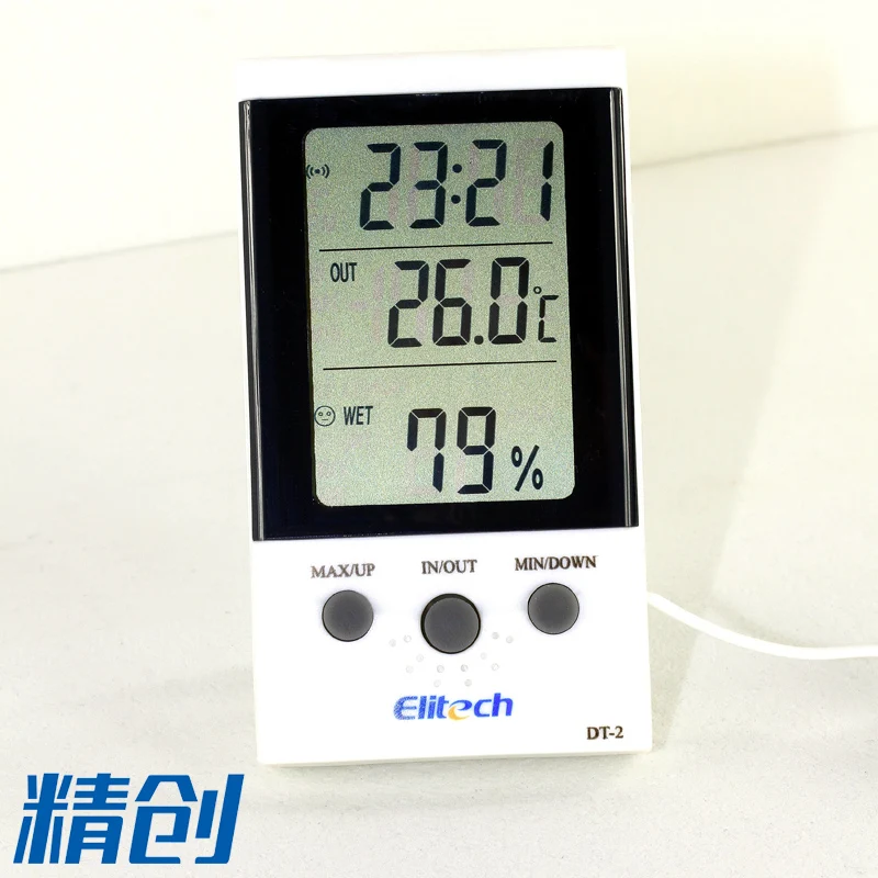 DT 2 Digital Hygrometer thermometer fine home indoor precision probe