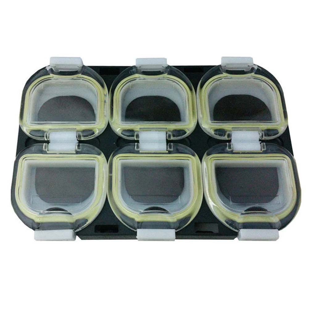 

New Fishing Tackle Boxes with 6 Individual Compartments Waterproof Fly Fishing Lure Hook Storage Case