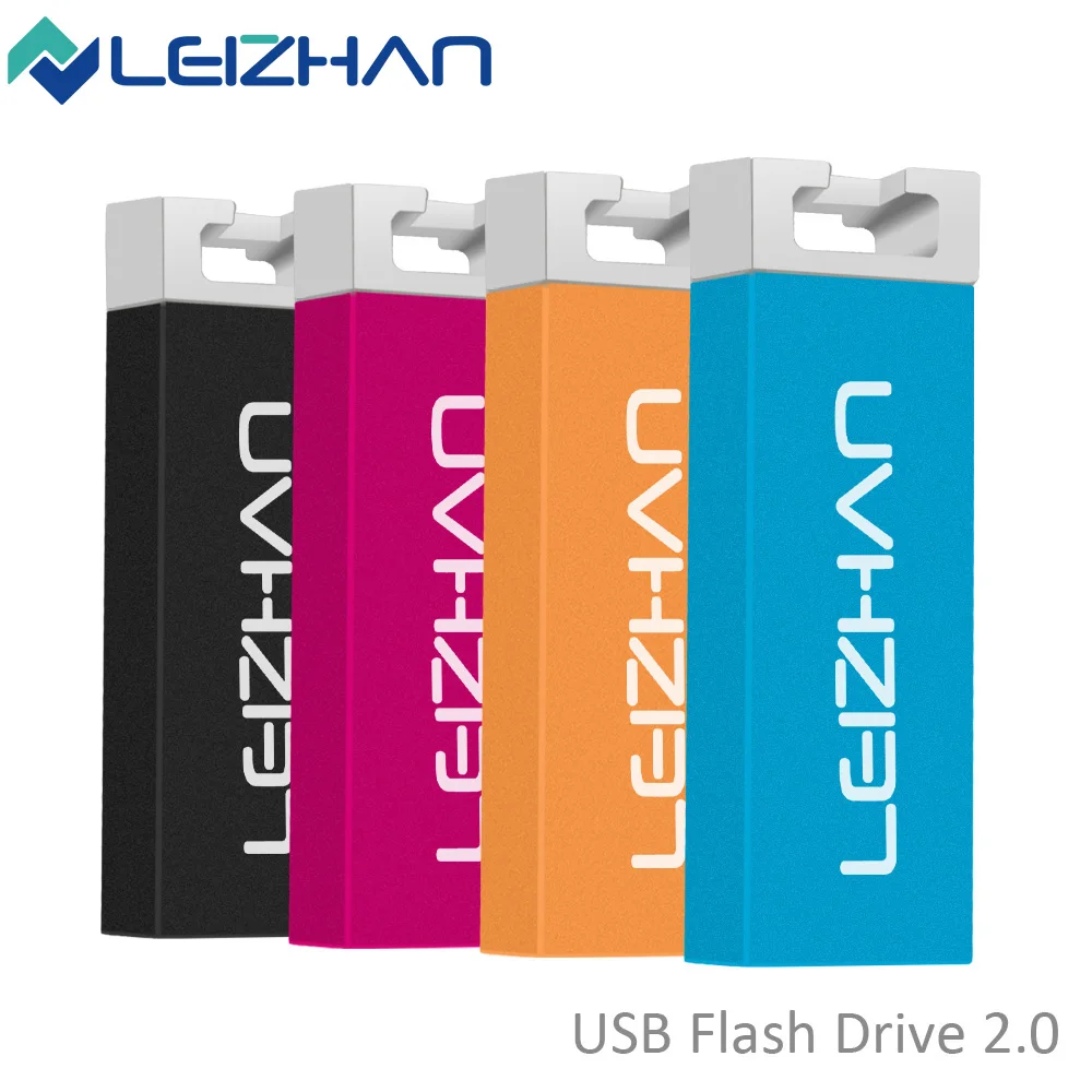 Высокое качество карту флэш-памяти с интерфейсом usb 64 ГБ флэш-накопитель USB металла 2,0 флешки 4 gb 8 GB 16 GB 32 GB u диск Флеш накопитель usb