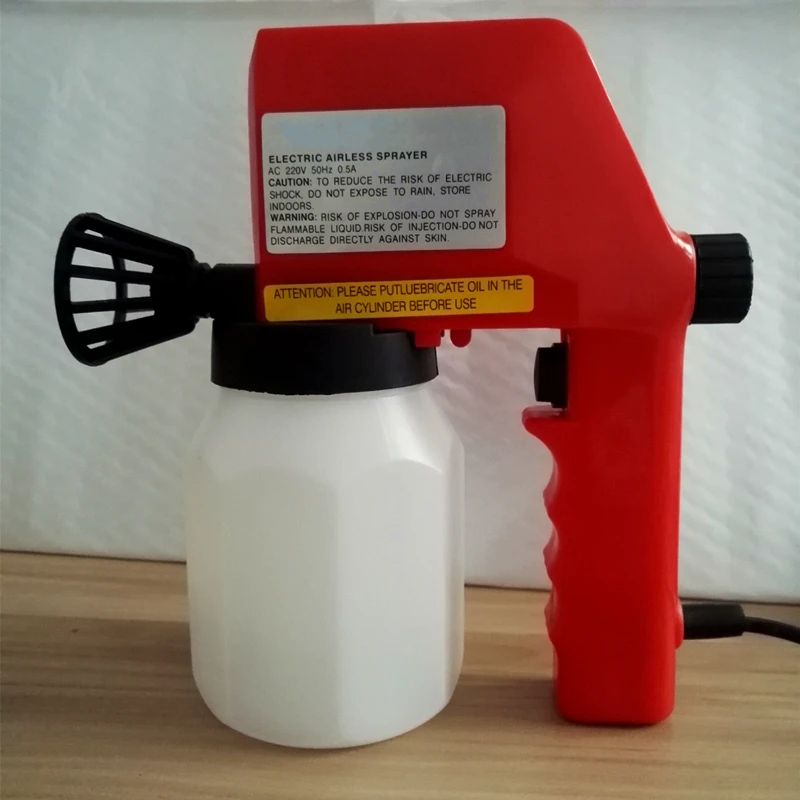 DIY mini electric airless sprayer 600ml electric spraying gun hand