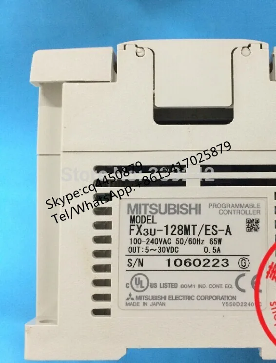 

FX3U-128MT-ES-A MIT MESLEC Programmable logic controller FX3U-128MT-ES-A NEW&ORIGINAL
