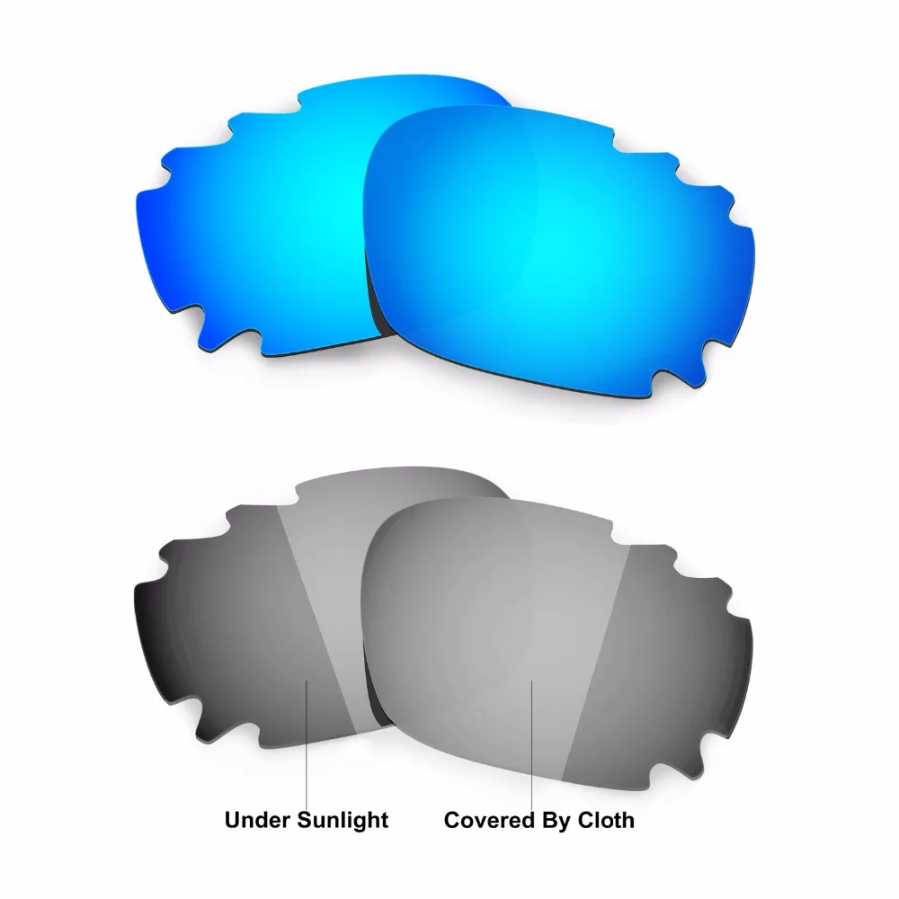 HKUCO для Jawbone Солнцезащитные очки с отверстиями Поляризованные замена Поляризованные линзы синий/переход фотохромные 2 пары