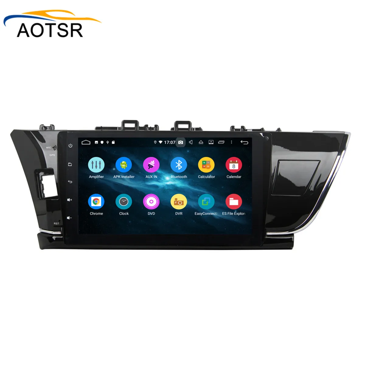 Top DSP 4+64G Android 9.0 car dvd gps navigation for Toyota corolla 2014 2015 car dvd radio gps stereo Audio video headunit free map 1