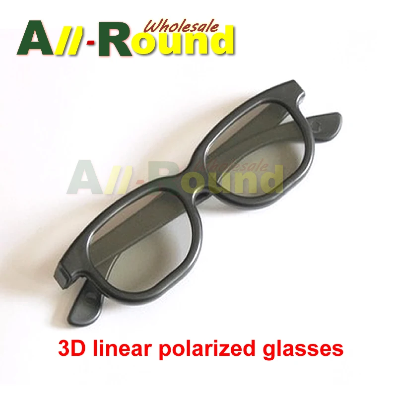 Wholesale imax 3d linear polarized glasses 3d glasses polarized filter