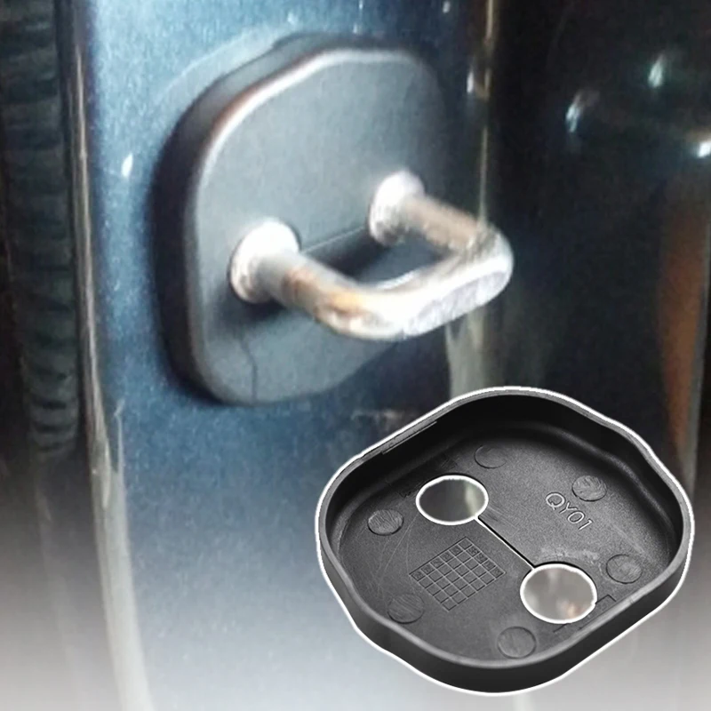 Xukey Блокировка двери Striker Catch Cover Антикоррозийная Пряжка Чехол для Hyundai Solaris Accent i25