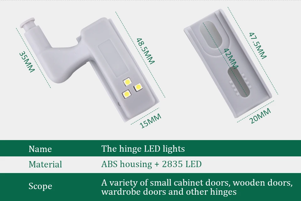 LED Hinge Light night lamp (2)