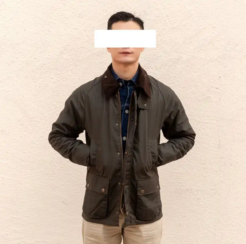 jaqueta encerada feminina