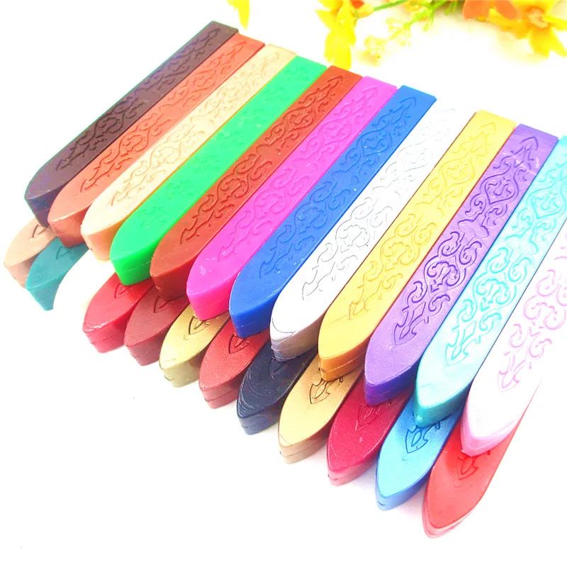 

Sealing Wax Stick Retro Seal Stamp Vintage Bar Sellado Sax palillo sello de la cera de Sellos Silver Gold Red Green Blue White