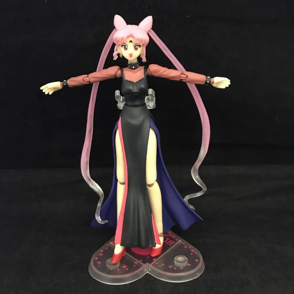 СВЧ Сейлор Мун Chibiusa черная леди ПВХ фигурка игрушка Коллекционная модель подарок для девочки