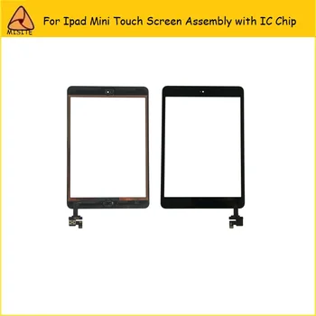 

10PCS/LOT Tested High Quality for iPad mini 1/2 mini 3 Touch Screen Digitizer Assembly with Home Button Flex Cable+ IC Chip