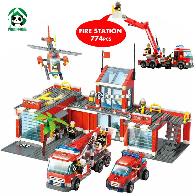 Aliexpress.com : Buy Super Large Fire Station 774 Pcs Building Blocks Helicopter Educational