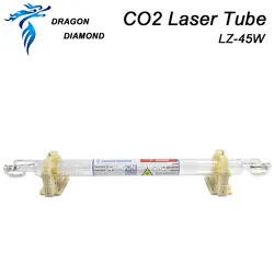 CO2 Стекло лазерная трубка Дракон алмаз Длина 800 мм 45 Вт для CO2 лазерной гравировки, резки