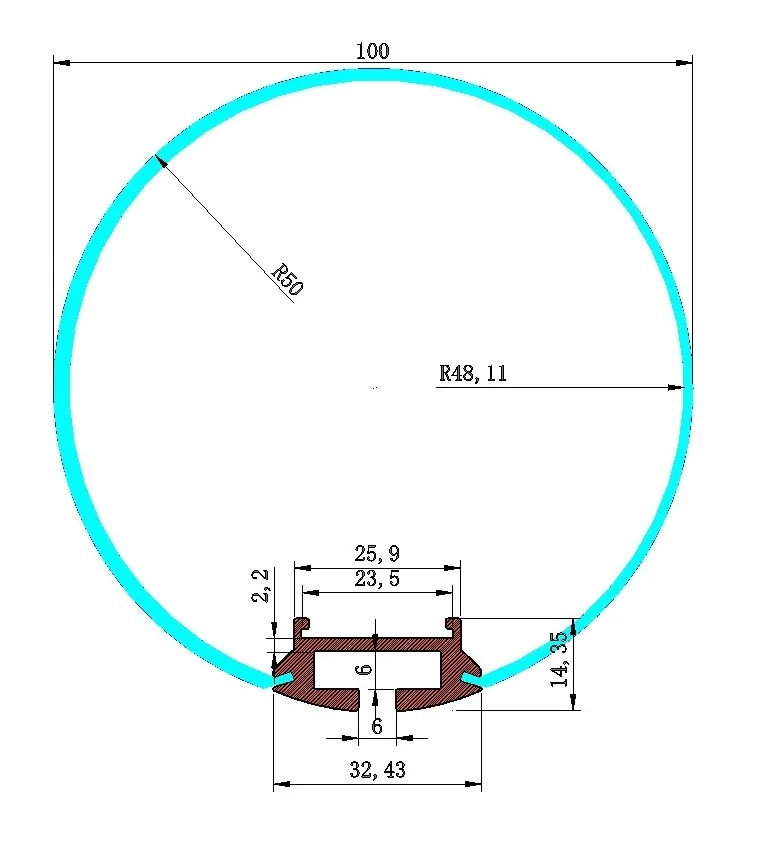 HL-BAPL069C section profile