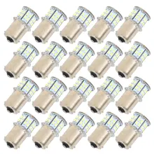 

20 Pcs/lot LED Lights Extremely Super Bright Car Brake Reverse Lights Turn Signal 1156 1141 1003 1073 BA15S 7506 50 SMD