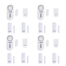 Fortress 4 комплекта беспроводной охранной сигнализации DIY комплект двери окна PIR датчик Guardian обнаружения движения домашняя система охранной сигнализации