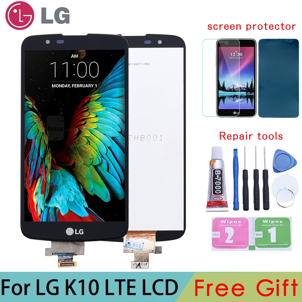 Для LG K10 LTE K420N K430 K420 K430DS ЖК-дисплей кодирующий преобразователь сенсорного экрана в сборе для K10 tv K420 tv K10 tv lcd экран