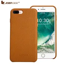 Jisoncase Чехол из натуральной кожи для iPhone 7 8 plus, роскошный защитный чехол, чехол s для iPhone 5,5 дюймов, жесткая задняя крышка