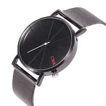 Couple Watches for Lovers Creative Casual Stainless Steel Mesh Band Wristwatch Simple Scale Men Women Quartz Watch Fashion Clock