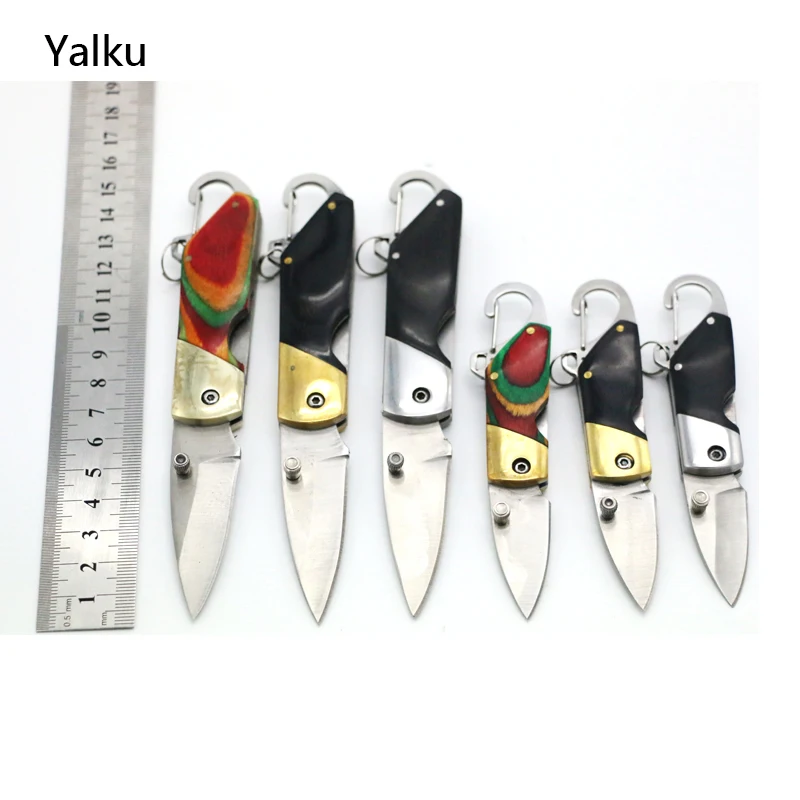 Yalku многоцветный открытый карманный нож ручной инструмент складной нож Открытый Кемпинг Мини ножи выживания Инструменты лезвие мульти