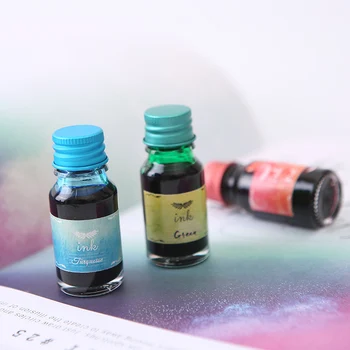 

10ml Ink Non-carbon Ink Colorful Fountain Pen For Sketch Dip Pen Fountain Pen School Office Supplies Stationery Accessories