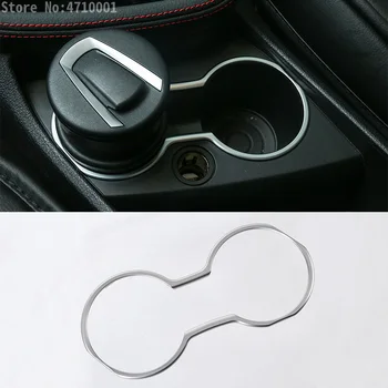 

ABS Chrome Cup Holder Cover Frame Trim For BMW 2 Series F45 F46 218i 2015-2017 Car Accessories For Left Handle Drive