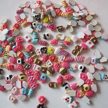 2 30 шт милый микс ледяной формы ногтей смолы украшения Outlooking