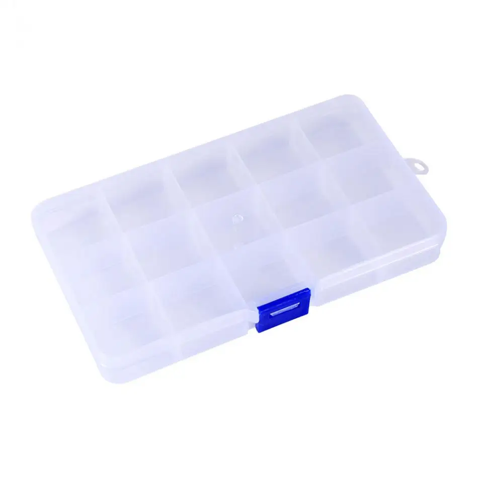 Пластиковый Портативный Регулируемый чехол для хранения ювелирных изделий с бусинами, коробка для хранения сережек, органайзер для дома