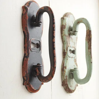 

Antique New Chinese Drawer Dark Handle Pull Ring Simple European Wardrobe Handle Black European Cabinet Door Ring Handle