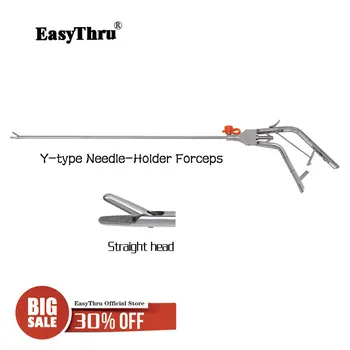 

Gun-type Needle Holder Forceps Endoscope surgery Instrument medical teaching and training supplies reusable