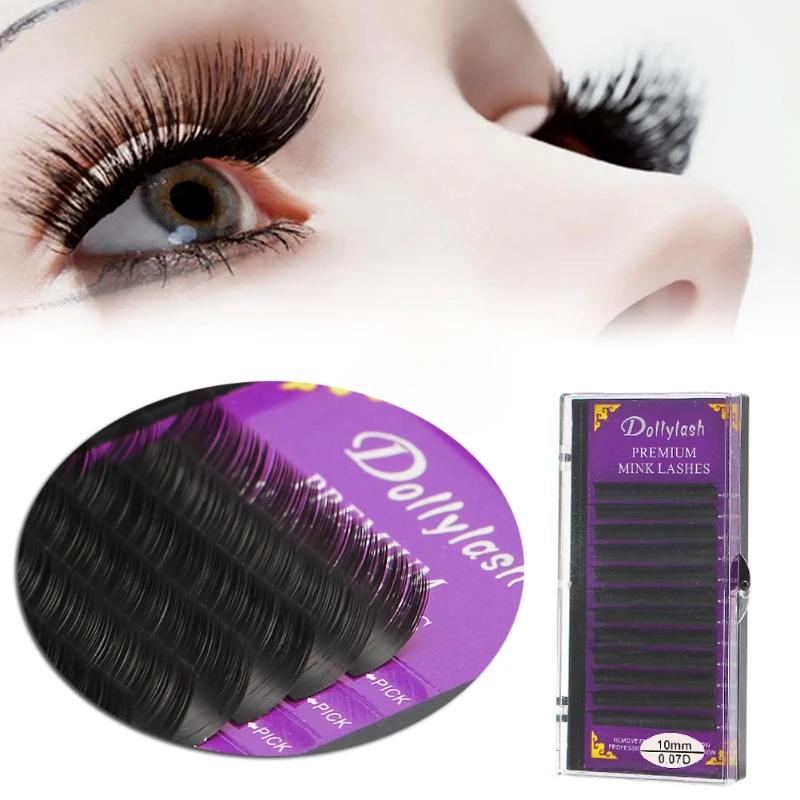 

Fashion Fake False Faux 3D Tray Lash B C D Curl 0.07mm Eyelash Extension Beauty Tool 8mm/9mm/10mm/11mm/12mm/13mm/14mm15mm