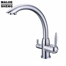 Двухручные керамические Torneira смесители Cozinha Grifos Cocina 3 в 1 кухонный кран трехходовой кран для фильтра воды