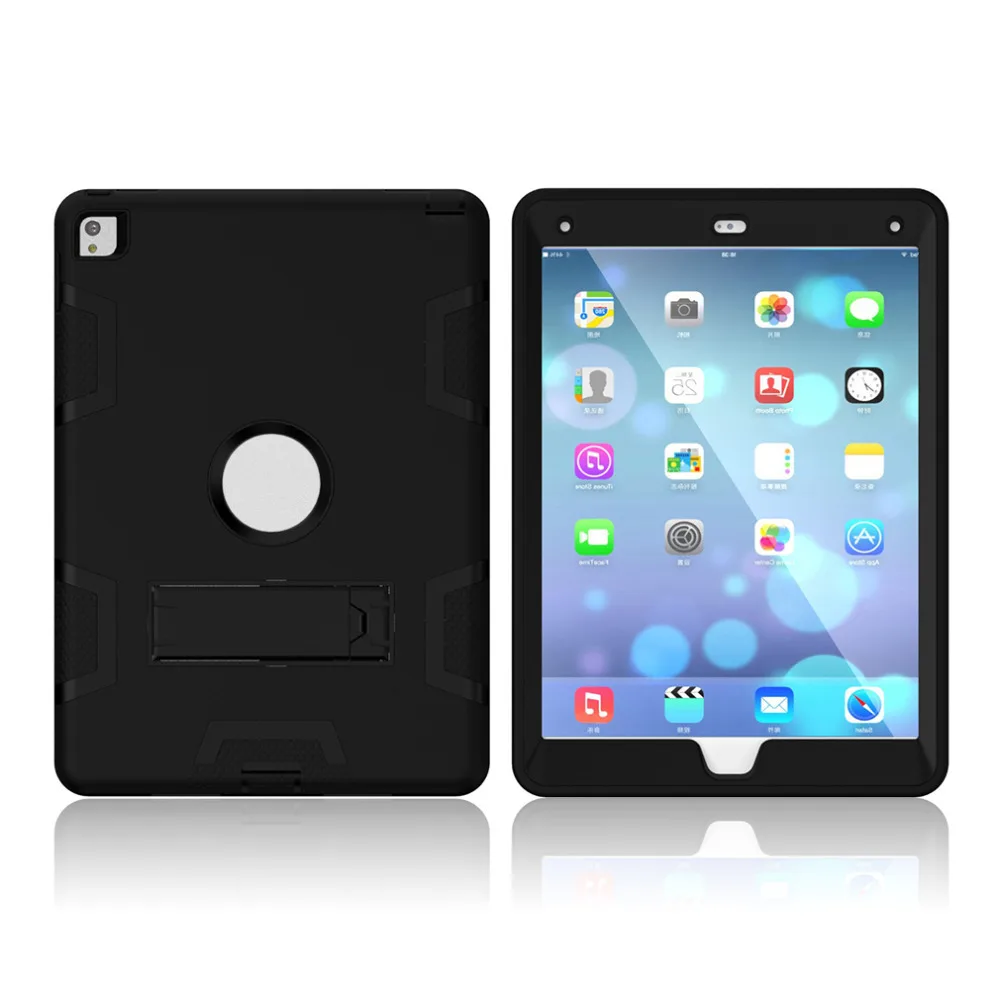 Чехол для планшета подходит для iPad Mini 3 2 1 ударопрочный силиконовый Жесткий чехол с защитной пленкой для экрана + стилус