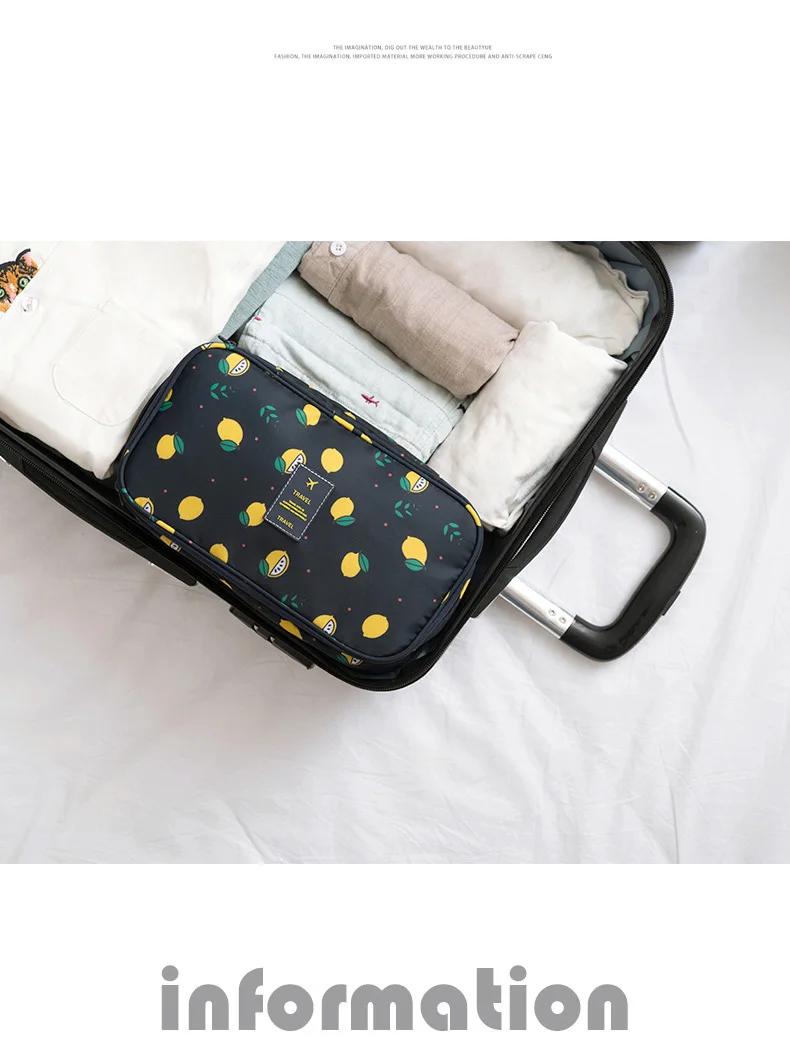 Portable Travel Underwear Storage Bag Multi-function Large Capacity Travel Underwear Bra Storage Bag Clothing Sorting Bag