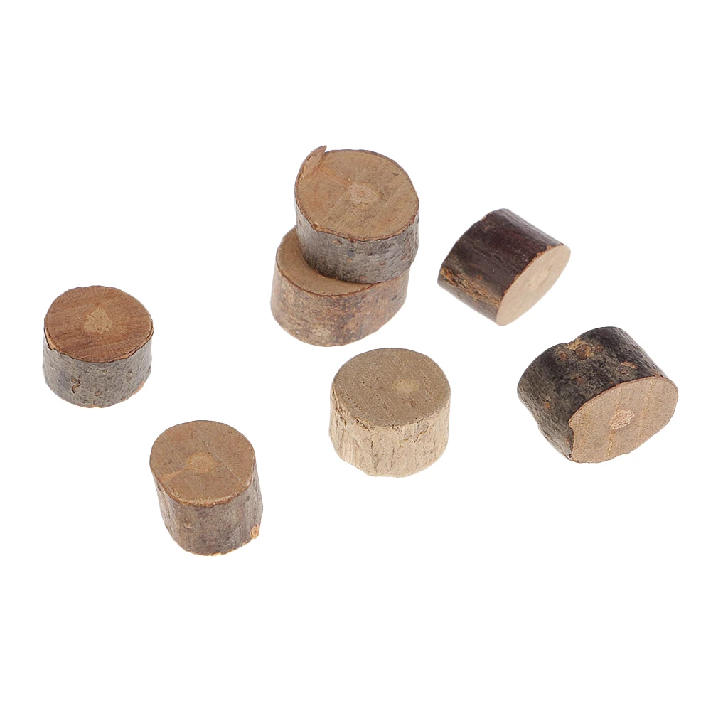 Assorted Sizes Rustic Wood Log Slices Discs Cutout Circle Semicircle Wood Disks Crafts Paint Decor For Wedding DIY Decorations