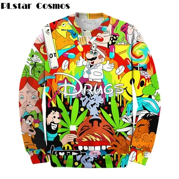 

2018 New hot doctor Mario drugs print 3d sweatshirt men/women Lovely hoodies clothes moleton masculino Free shipping