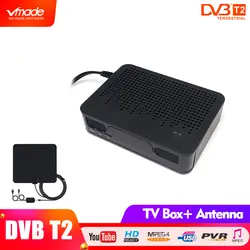 Vmade DVB T2 K3 полный соблюдать DVB T/T2 ТВ приемник оборудования флэш 32 м словосочетание Новые HD цифровой ТВ антенны HB01 ТВ тюнер