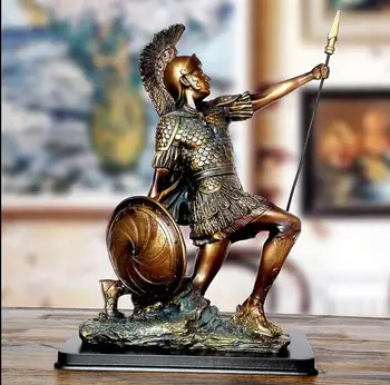 

new 14.4" Resin European warrior creative ornaments crafts ornaments