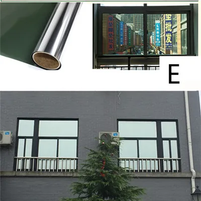 75X200 см, наклейки на окна, теплоизоляционная пленка, непрозрачная, для кухни, однонаправленное зеркало, солнцезащитная, отражающая пленка на окна - Цвет: ink green