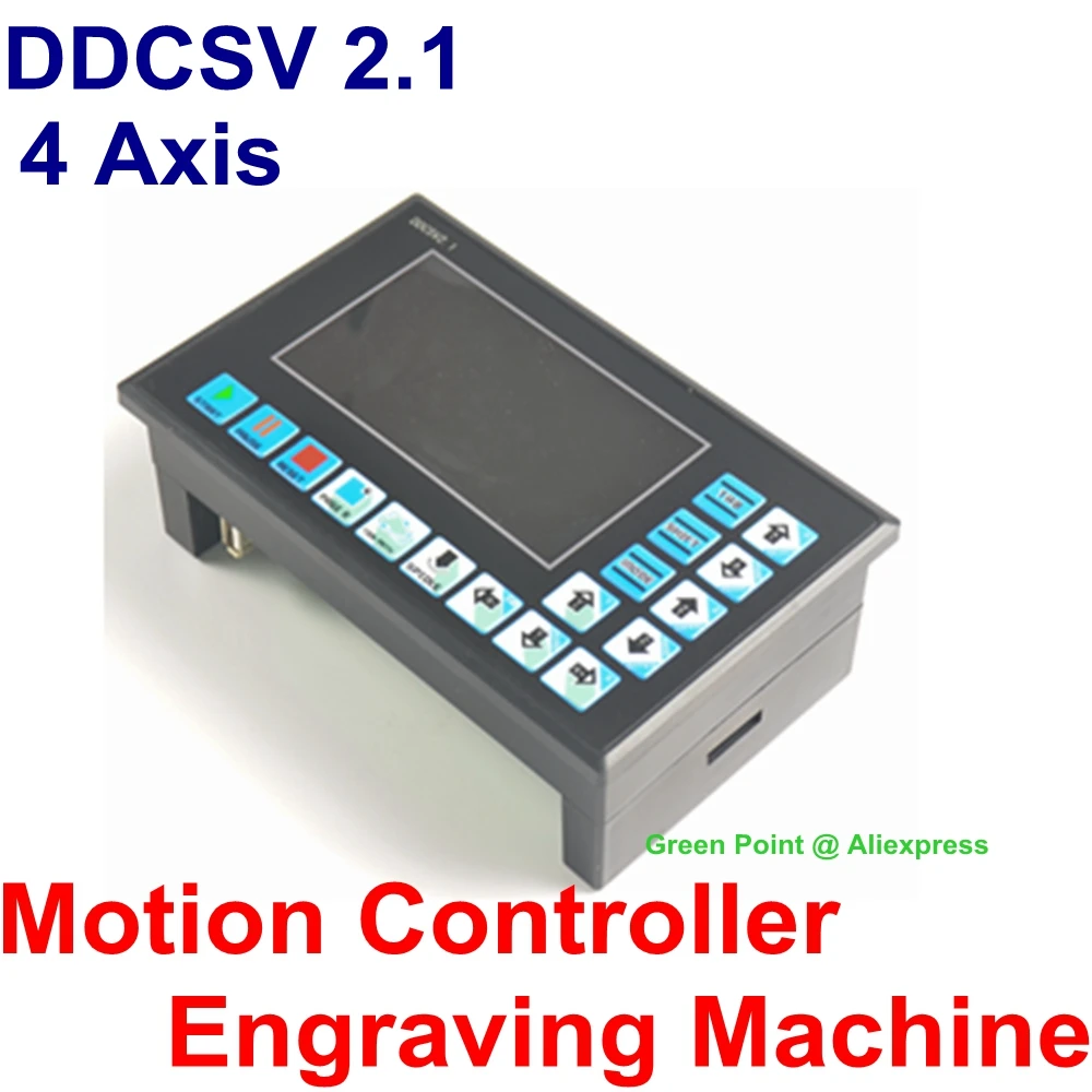 

DDCSV 2.1 500KHz numberical controller engraving machine CNC 4 axis CNC system step replace NC studio MACH3 offline controller