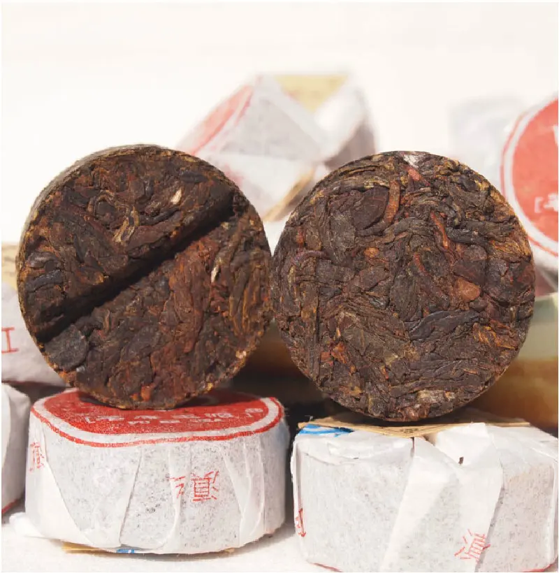 

20 PCS Chinese Black Tea Dian Hong Cake, Yunnan Dianhong Compressed Tea Cake