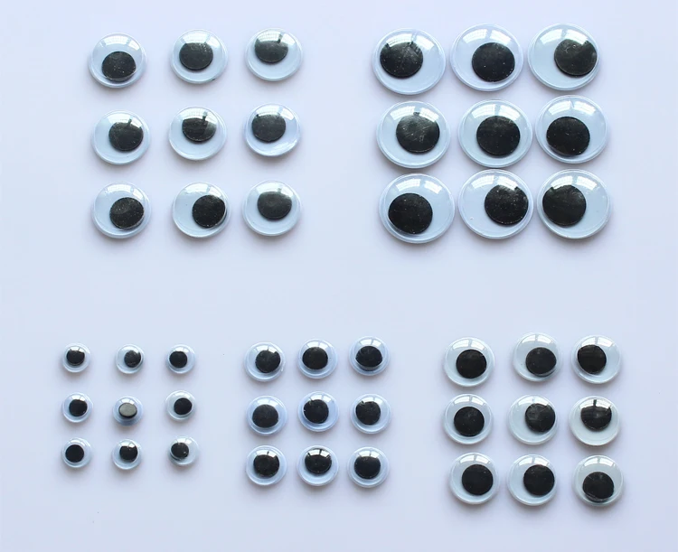 Buy Plastic eye with self adhesive 500pcs/lot(mix 5