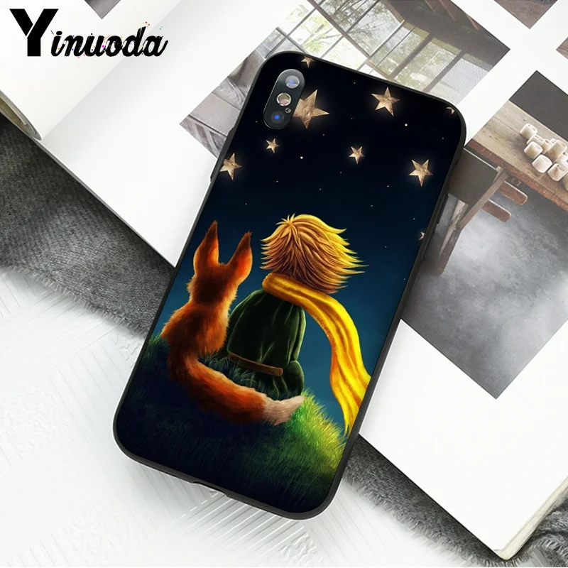 Роскошный высококачественный защитный чехол Yinuoda The Little Prince DIY для iPhone 8 7 6 6S Plus 5 5S SE XR X XS MAX Coque Shell - Цвет: A8