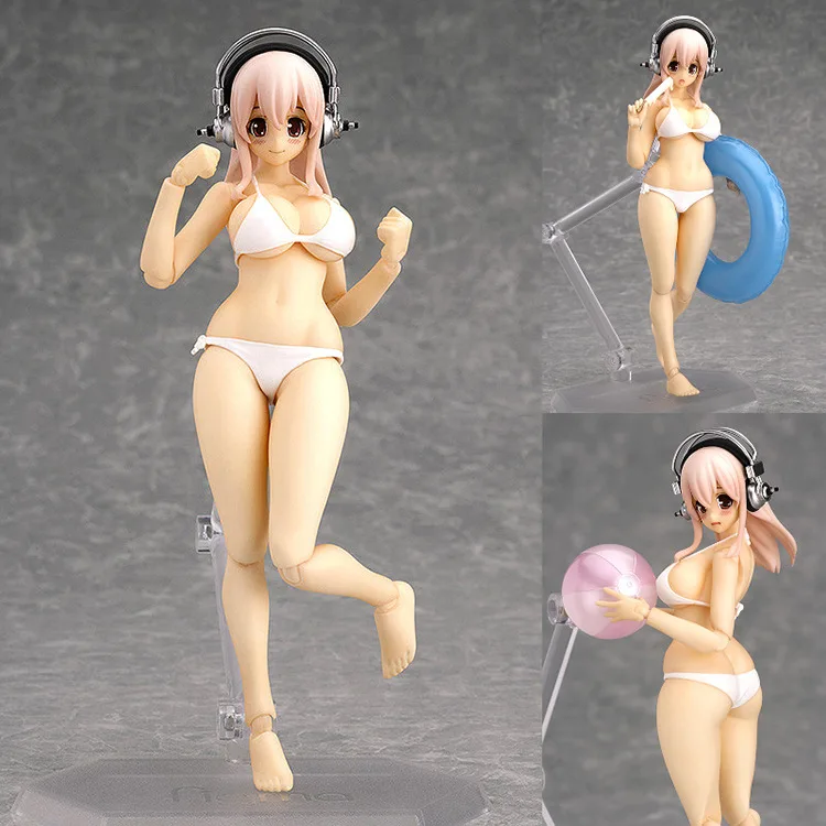 

NEW hot 15-17cm SUPER SONICO SUPERSONICO movable action figure toys Christmas gift collectors with box