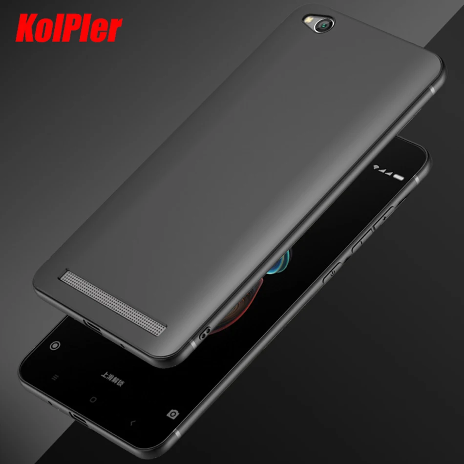 

KOLPLER case bumper on for xiaomi Redmi 5A case Ultra Thin Soft matte TPU cover frosted Shockproof cover case for Redmi 5A capa