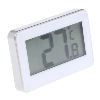 

Fridge Refrigerator Thermometer Waterproof with Hanging Hook Stand LCD Display Screen Home Appliance Refrigerator
