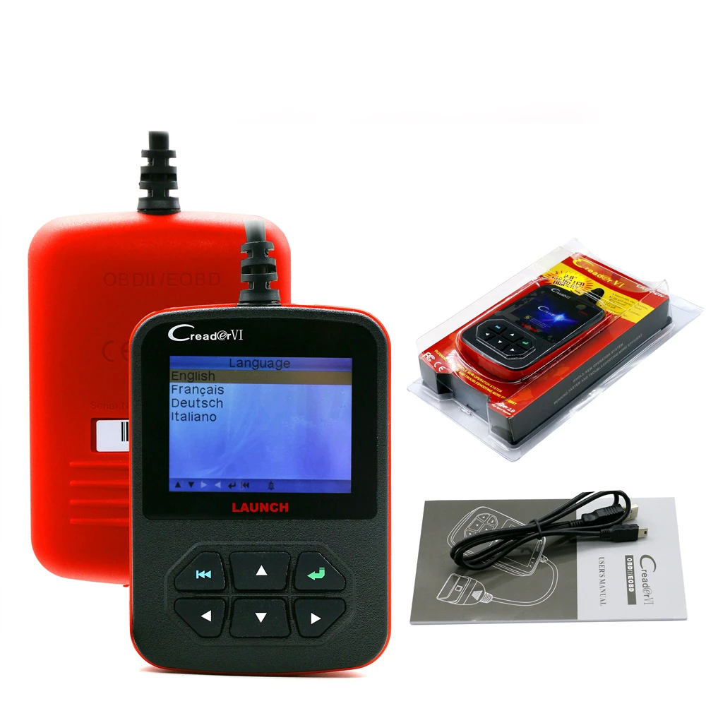 

DHL fast shipping Original Launch Creader VI creader 6 code scanner