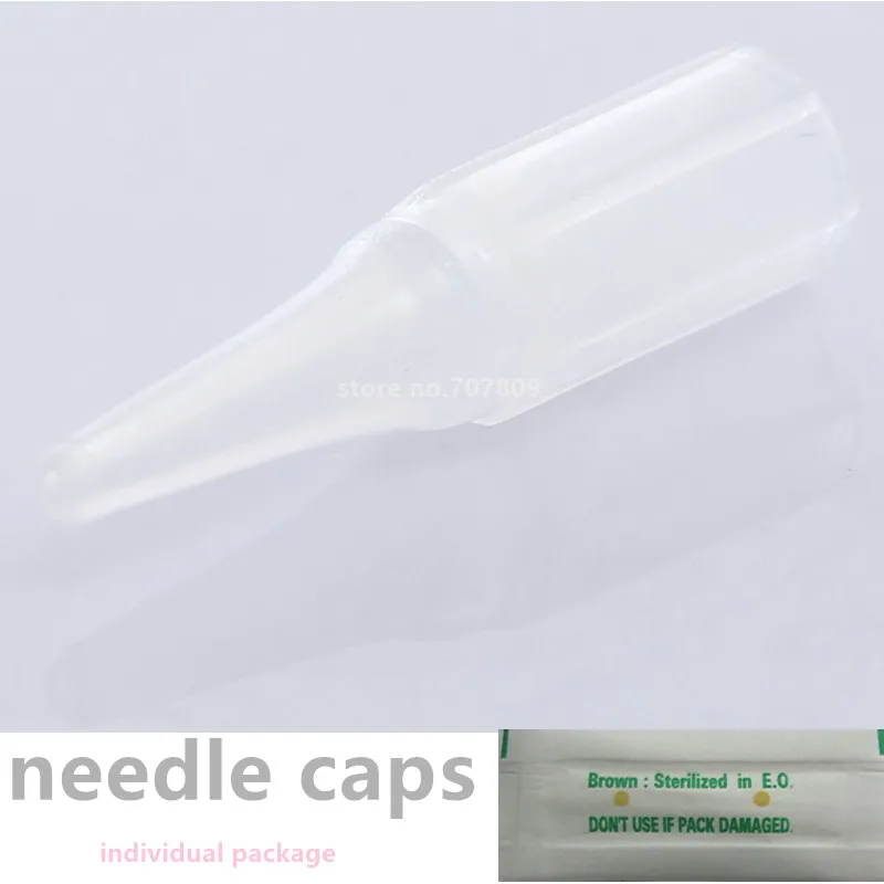 

Disposable Tattoo Permanent makeup needle tips Traditional needle caps R1 Needle caps tips for goochie tattoo machine