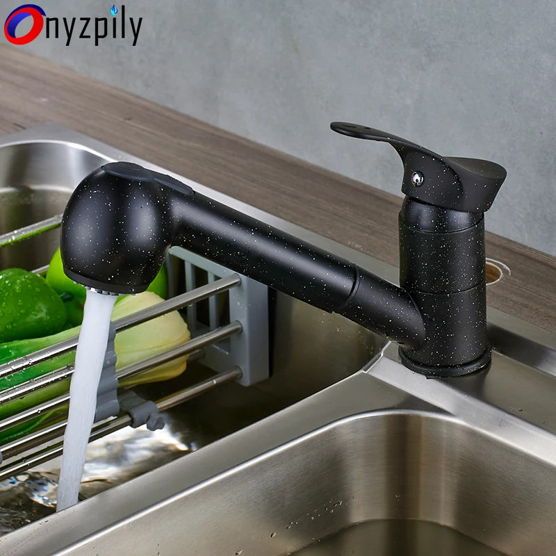 Newly-360-Swivel-Kitchen-Faucets-Pull-Out-Kitchen-Sink-Mixer-Crane-Water-Saving-Beige-Basin-Hot (3)